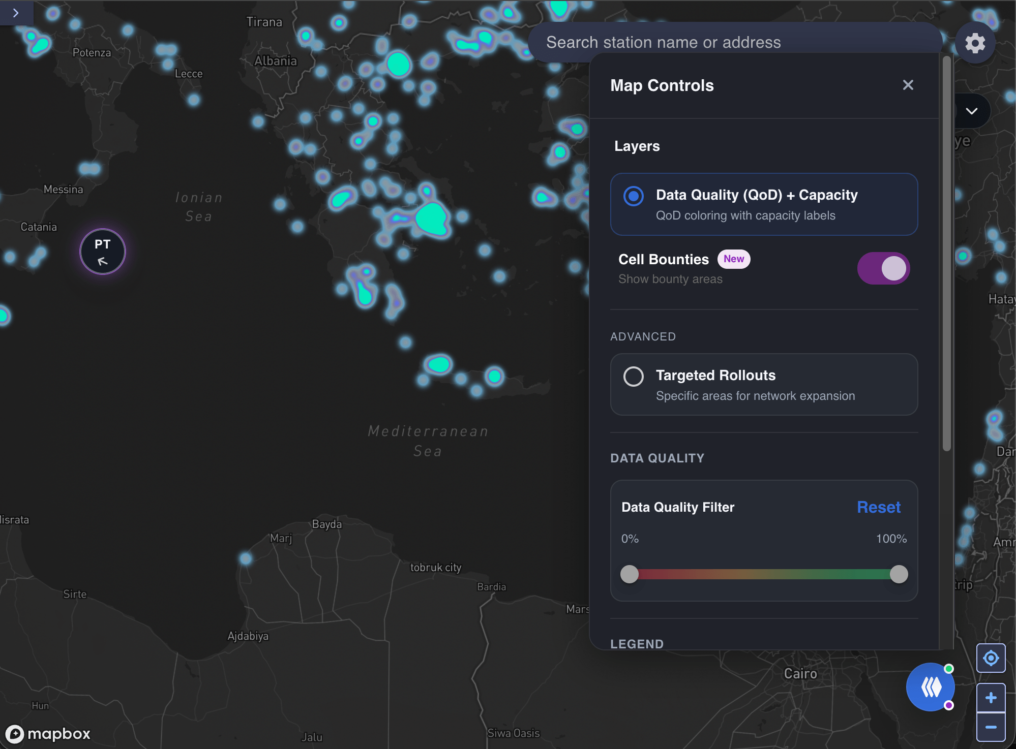 WeatherXM Network Explorer