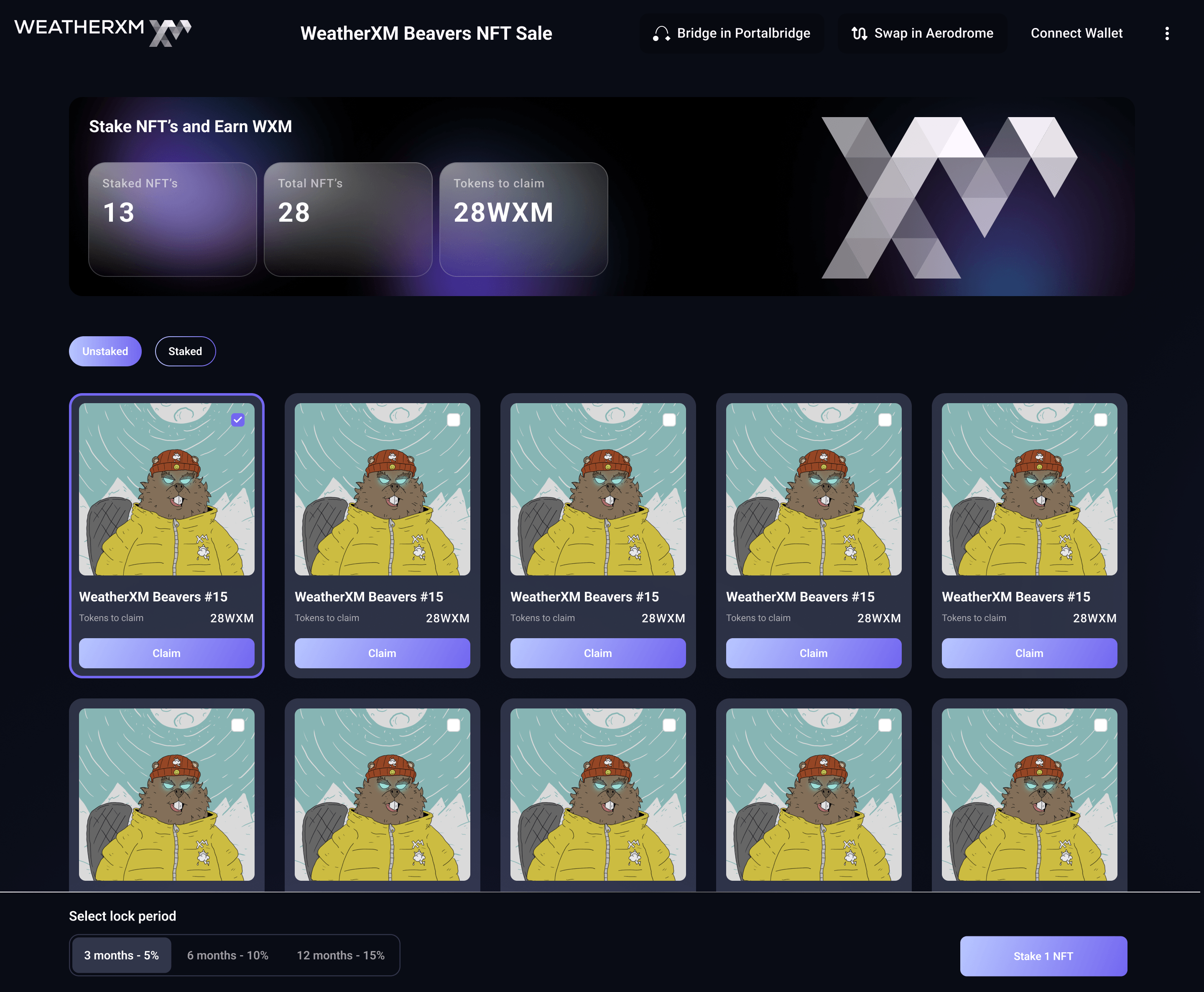 WeatherXM Beavers NFT